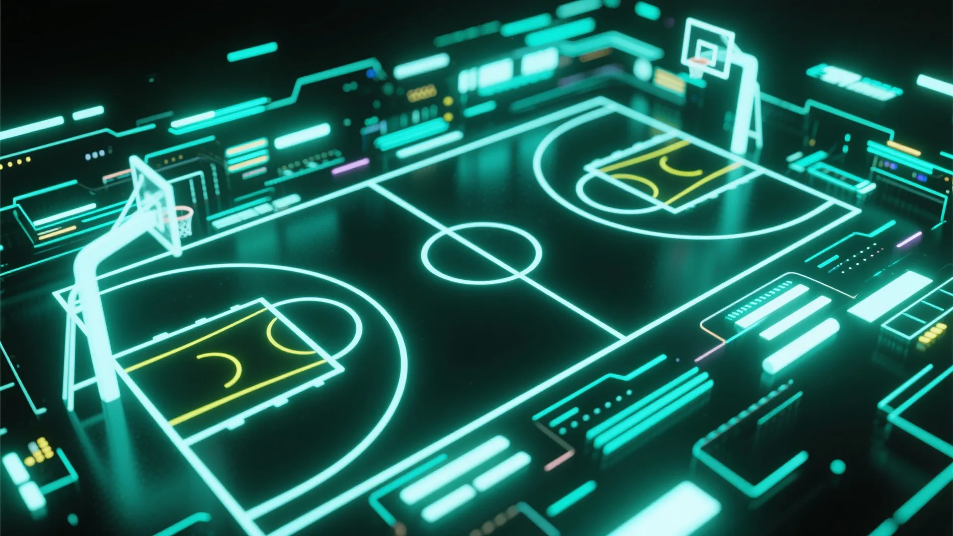 NBA Live Data Background