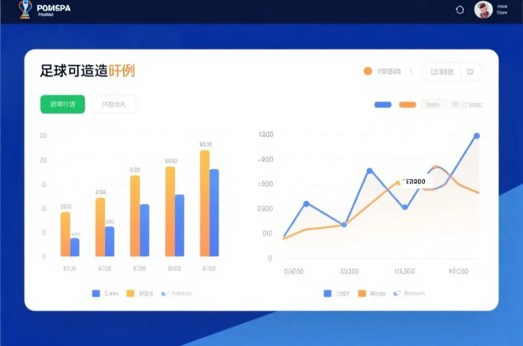 出线概率图表示意图，清晰展示不同球队晋级可能性